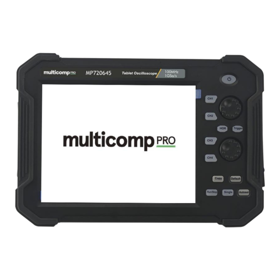 multicomp pro MP Series User Manual