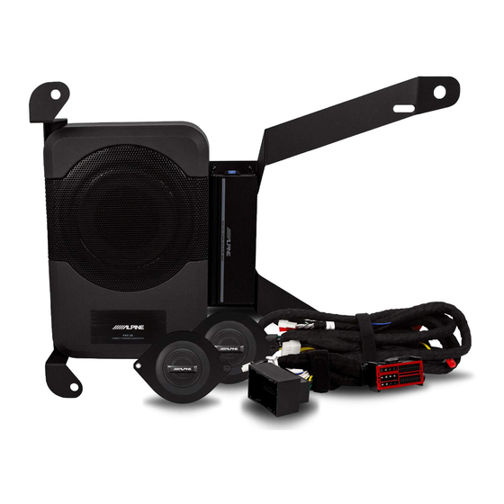 Alpine PSS-23WRA Installation Manual