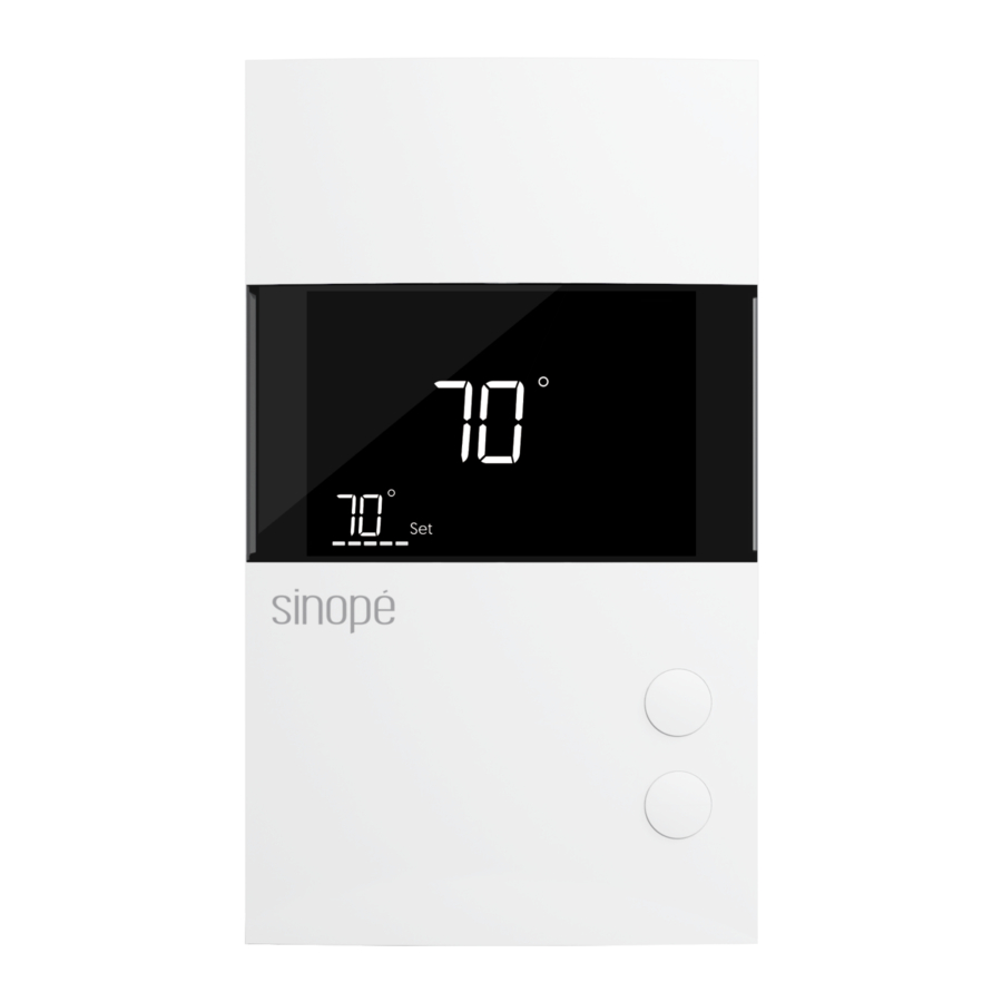 Sinope TH1300NP 3600W NonProgrammable Floor Heating Thermostat