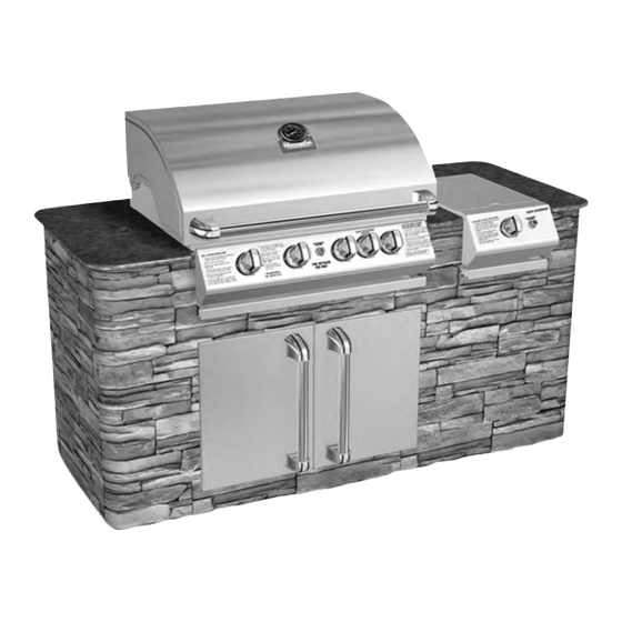 Charmglow GRILL ISLAND 810-6800-B Assembly And Operating Instructions Manual