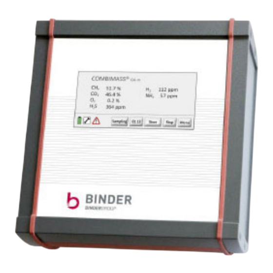 Binder COMBIMASS GA-m Operating Manual