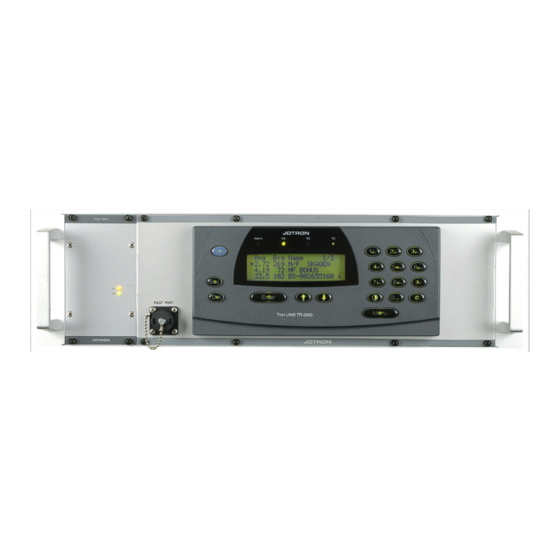 jotron TR-2600 User Manual