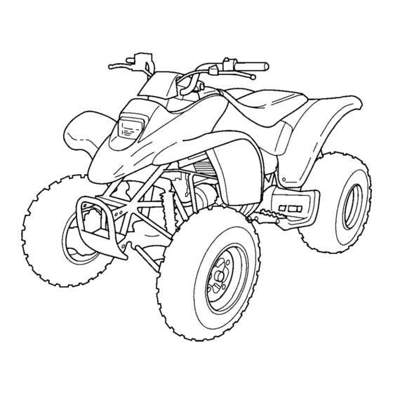 Honda Sportrax 250EX 2003 Owner's Manual