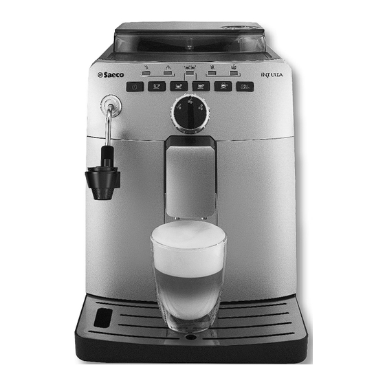 Saeco INTUITA HD8750 Instructions Manual