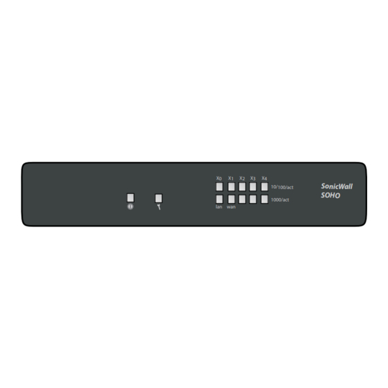 SonicWALL SOHO APL31-0B9 Quick Start Manual
