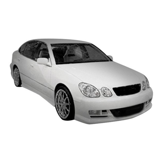 1998 LEXUS GS400 OWNERS MANUAL visual data 8