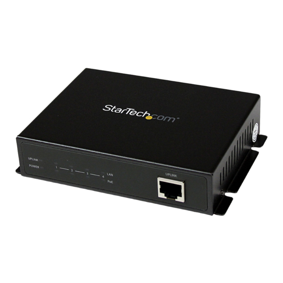StarTech.com 8STIES51000POE Manuals