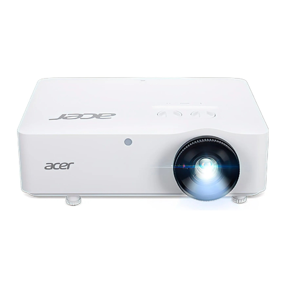 Acer PL7610T Series User Manual