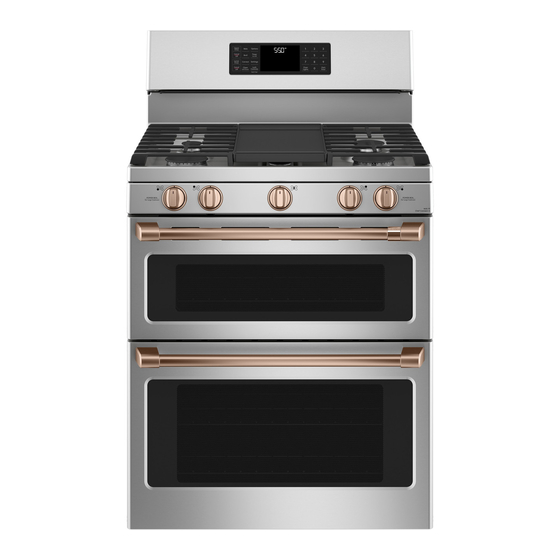 Cafe CGB550P Gas Double-Oven Range Manuals