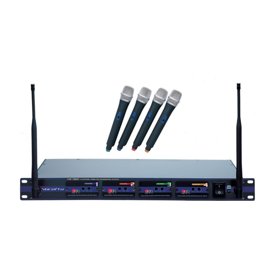 VocoPro UHF-5800 Owner's Manual