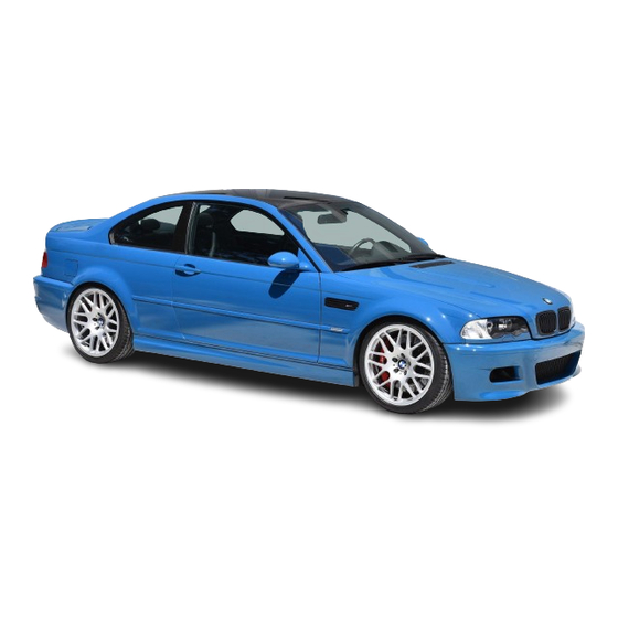 BMW M3 2003 Owner's Manual