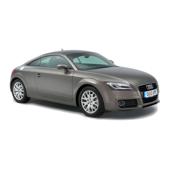 Audi TT COUPE Quick Reference Manual