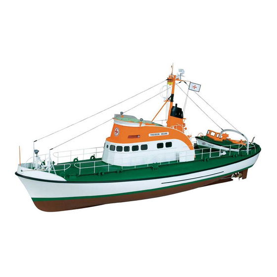 GRAUPNER THEODOR HEUSS model boat Manuals