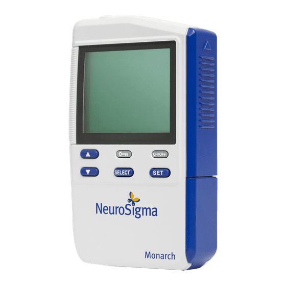 Monarch NeuroSigma ADHD Treatment Manuals