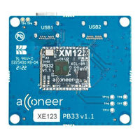 Acconeer Entry+ XM123 Getting Started Manual