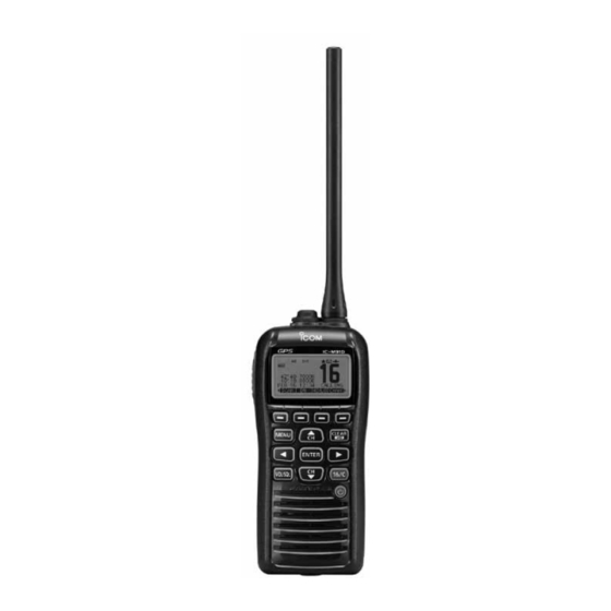 Icom IC-M91D Instruction Manual