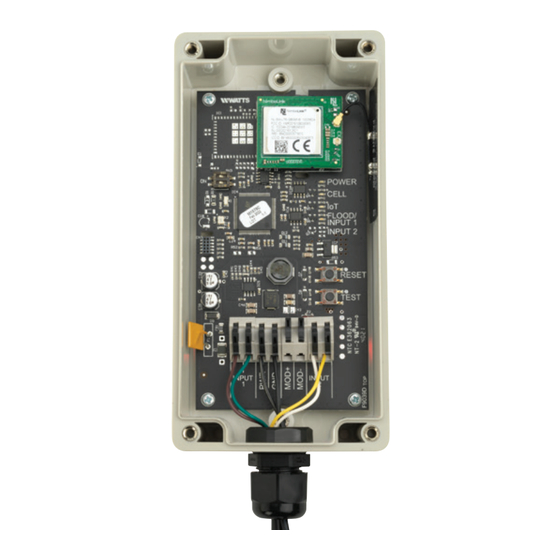 Watts Mueller Cellular Gateway Manuals