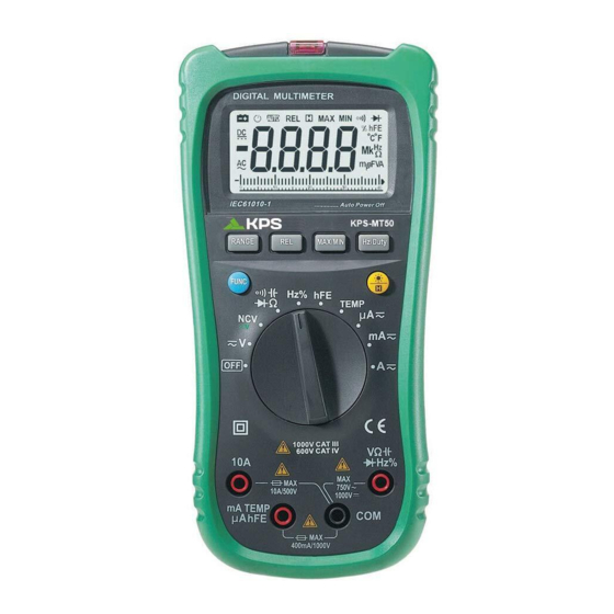 KPS -MT50 Instruction Manual