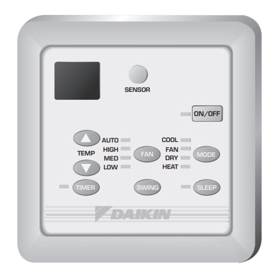 Daikin SRC-COA Operating Manual