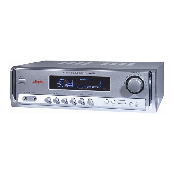 McVoice AV-698Si Owner's Manual