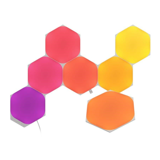 Nanoleaf Shapes Hexagons Manuals