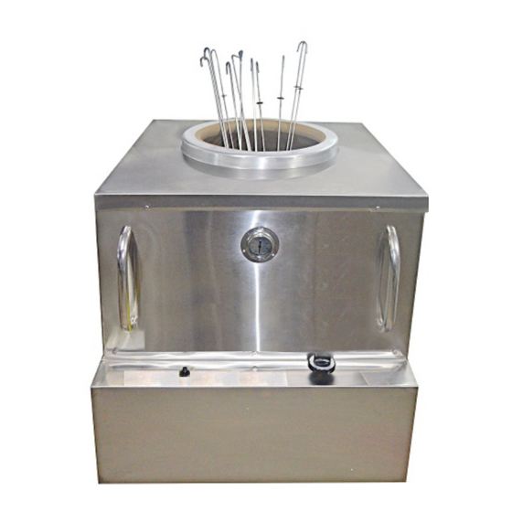 puri Gas Fired Tandoori Oven Instruction Manual