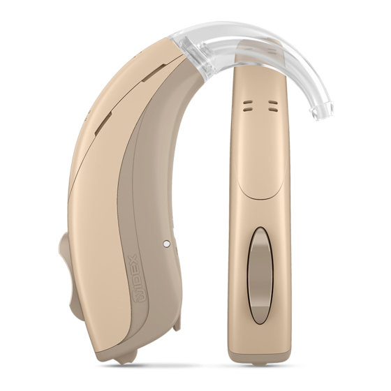 Widex mind 330 Sereis User Instructions