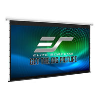 Elite Screens Spectrum Tab-Tension 2 CineGrey 3D Series User Manual