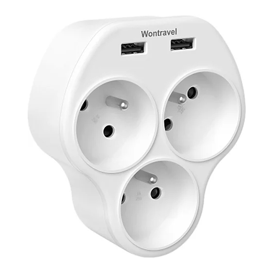User Manuals: ALZA WW09-E3b-2U Socket Splitter