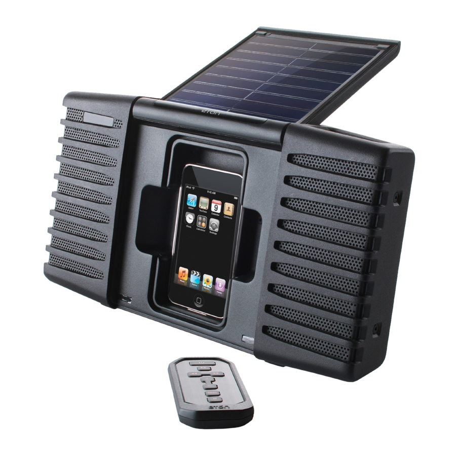 Eton Soulra - Sound System for iPod and iPhone Manual