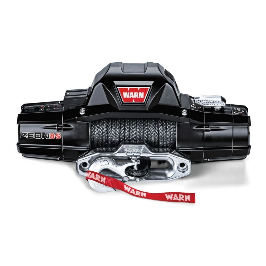 Warn ZEON 8 /10 / 12, ZEON Platinum 10 / 12 Manual
