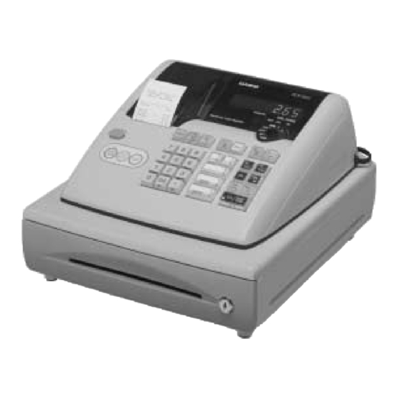 Casio PCR T265 - Electronic Cash Register User Manual