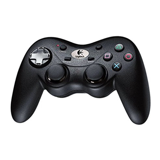 Logitech Cordless Controller Quick Manual