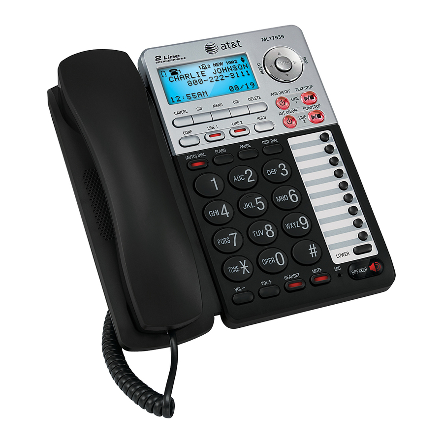 AT&T ML17939 User Manual