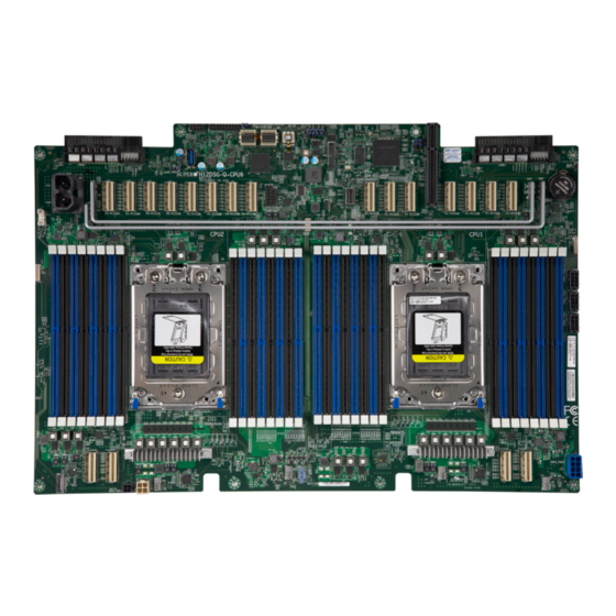 Supermicro H12DSG-Q-CPU6 AMD Motherboard Manuals