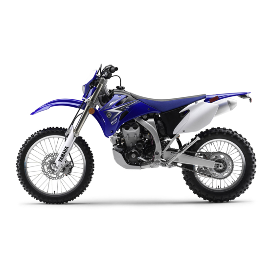 Yamaha 2010 WR450FZ Owner's Service Manual