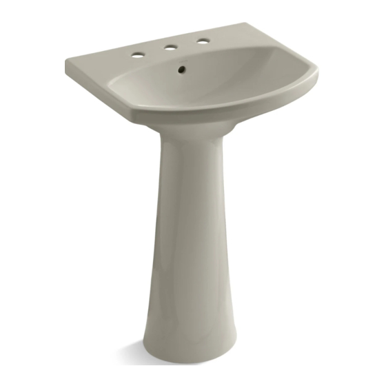 Kohler Cimarron 2363-1-0 Installation And Care Manual