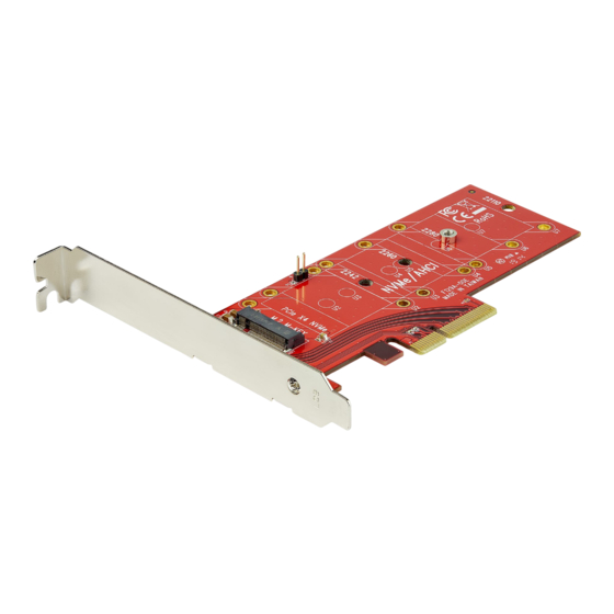 StarTech.com PEX4M2E1 Quick Start Manual