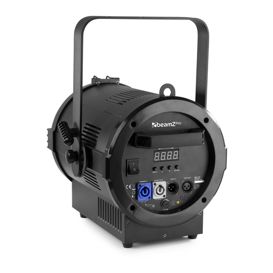 Beamz Pro BTF200Z Fresnel Zoom User Manual