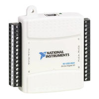 National Instruments USB-6501 Quick Start