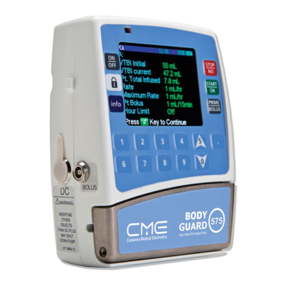 CME Medical Color Vision BodyGuard 575 Manuals