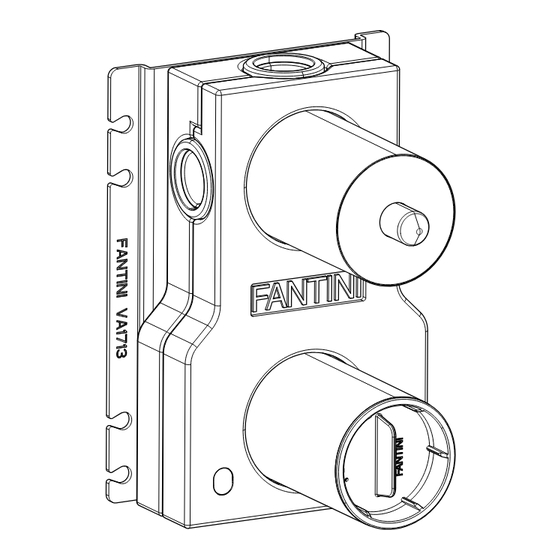 Fantini Rubinetti ABOUTWATER A763A Instructions Manual