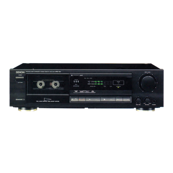 Denon DRM-400 Operating Instructions Manual