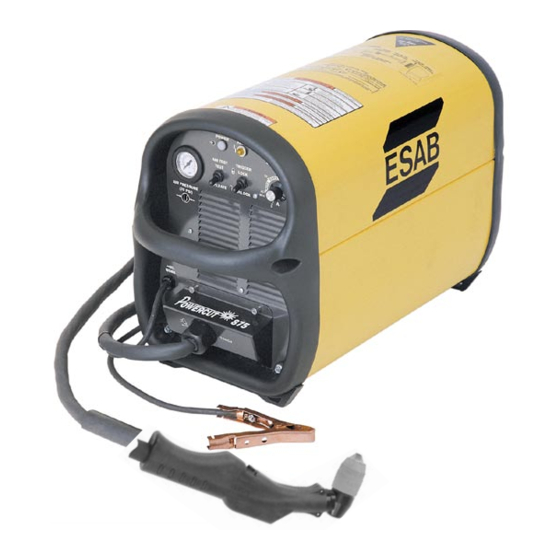 ESAB Powercut 875 Instruction Manual