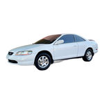 Honda 1999 Accord Coupe Owner's Manual