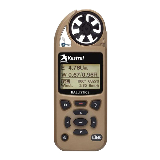 Kestrel 5700 Quick Start Manuals
