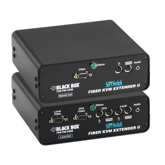 Black Box ServSwitch II ACS250A Specifications