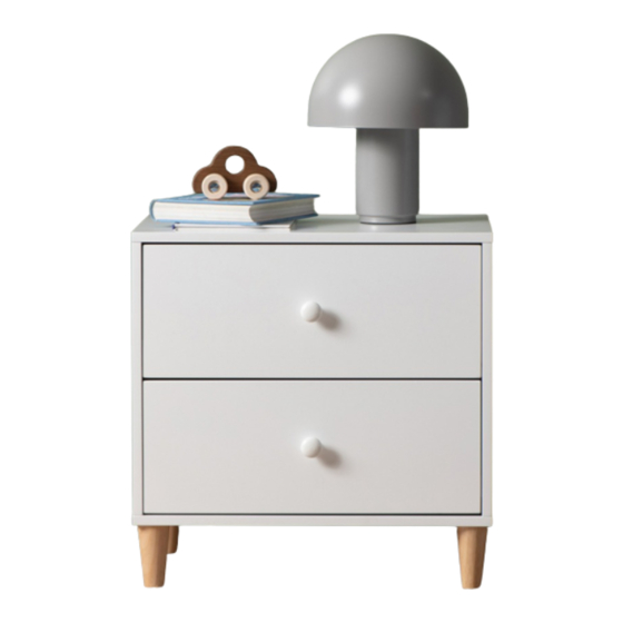 Mocka Hobart Bedside Table Assembly Instructions Manual