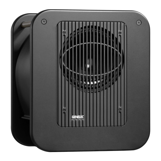 Genelec 7370A Operating Manual