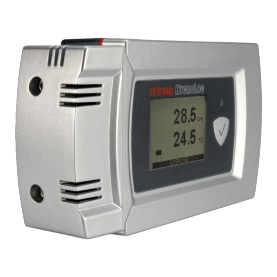 Rotronic HygroLog HL21 Manuals